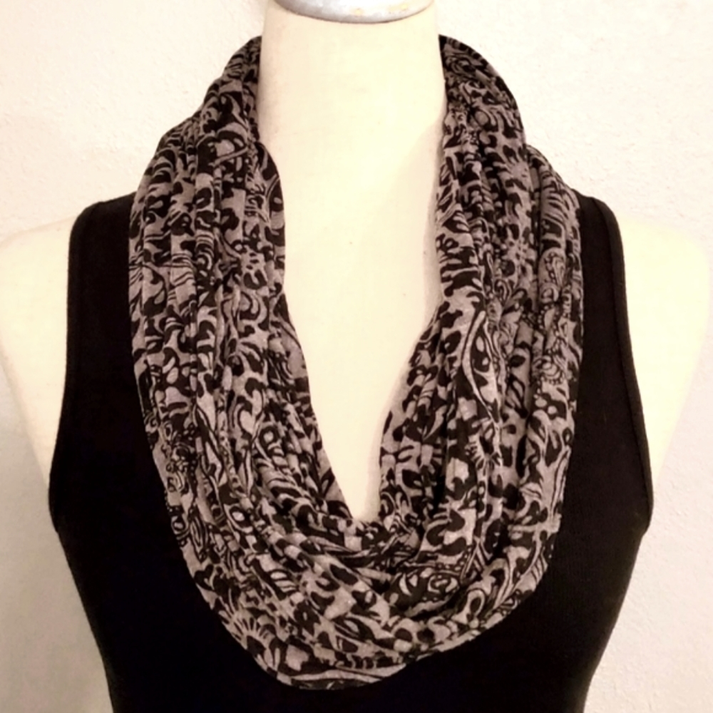 Patterned Infinity Scarf
